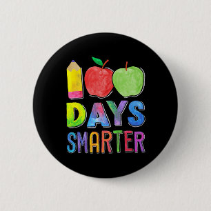 Macaron Rond 5 Cm 100 Jours Smarter 100e Jour D'École Femmes Enseign