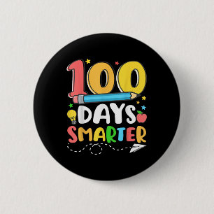 Macaron Rond 5 Cm 100 Jours Smarter Happy 100ème Jour De L'École Ens
