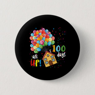 Macaron Rond 5 Cm 100 Jours sont amusants 100 Jours de ballons scola