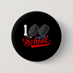 Macaron Rond 5 Cm 100E Jour De Hockey Scolaire 100 Jours De Sport Sc