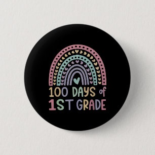 Macaron Rond 5 Cm 100e Jour De L'École 1ère Année 100 Jours Smarter