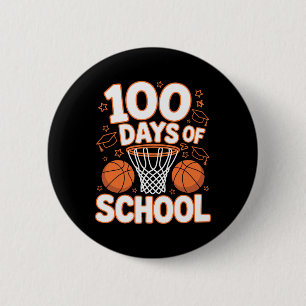 Macaron Rond 5 Cm 100e jour d'école enseignant Bysketbyll 100 jours