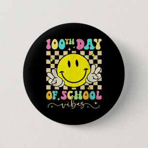 Macaron Rond 5 Cm 100ème Jour De Vibes Scolaires Mignonne Sourire Vi