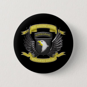 Macaron Rond 5 Cm 101st 3D aéroporté