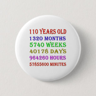 Macaron Rond 5 Cm 110e anniversaire Jalons