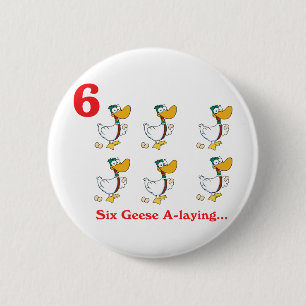 Macaron Rond 5 Cm 12 jours six oies pondent