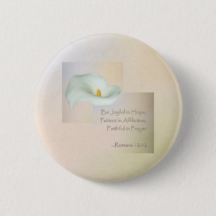 Macaron Rond 5 Cm 12h12 chrétien de Romains de ~ d'art de foi
