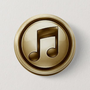 Macaron Rond 5 Cm 132535u7 Music icon