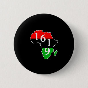 Macaron Rond 5 Cm 1619 Black History Month Africa Flag