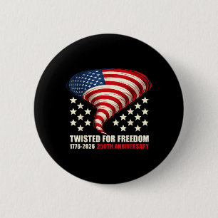 Macaron Rond 5 Cm 17762026 Enroulé pour la liberté USA 250e annivers