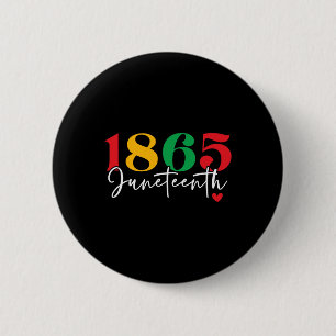 Macaron Rond 5 Cm 1865 1865 Fête le Mois de l'histoire des Noirs