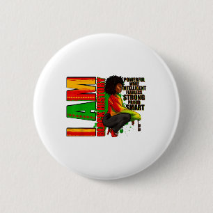 Macaron Rond 5 Cm 1865 La liberté afro-américaine Noire son