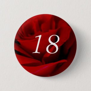 Macaron Rond 5 Cm 18e anniversaire