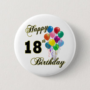 Macaron Rond 5 Cm 18èmes cadeaux d'anniversaire heureux