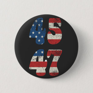 Macaron Rond 5 Cm 2024 Trump reprend l'Amérique patriotique américai