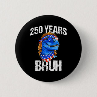 Macaron Rond 5 Cm 250 Ans Bruh 4 Juillet Trex Dinosaure 250e Anniver