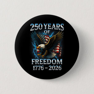 Macaron Rond 5 Cm 250 Ans De Liberté 1776 2026 Ld Aigle 250e Anniver