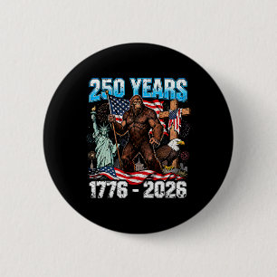 Macaron Rond 5 Cm 250 Ans États-Unis 1776 2026 Patriotique Liberté B