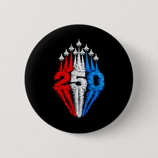 Macaron Rond 5 Cm 250e anniversaire Usa Patriotique 250 ans 4 juille