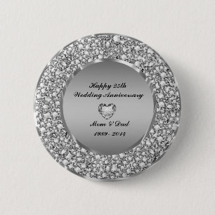 Macaron Rond 5 Cm 25e Wedding Anniversary