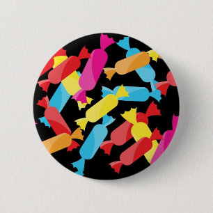 MACARON ROND 5 CM 270 PLAQUE DE FOND DE PANIER NOIR DU COLORFUL CAND
