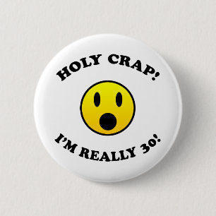 Macaron Rond 5 Cm 30e anniversaire Gag Cadeaux