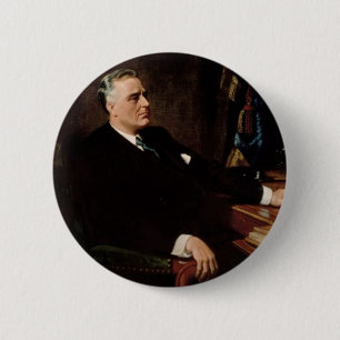 Macaron Rond 5 Cm 32 Franklin D. Roosevelt
