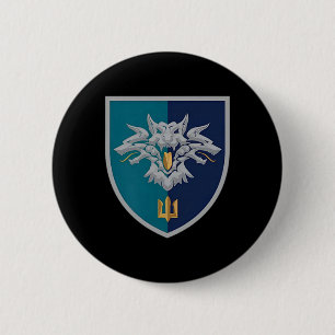 Macaron Rond 5 Cm 38e brigade d'infanterie navale (Ukraine) V2 Ukrai