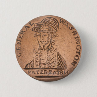 Macaron Rond 5 Cm 3e bouton de la campagne de Washington