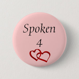 Macaron Rond 5 Cm 4 broches parlées