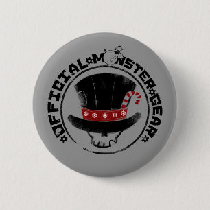 Macaron Rond 5 Cm 4 petits monstres - logo de vacances d'Andy