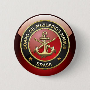 Macaron Rond 5 Cm [500] Corpo De Fuzileiros Navais [Brasil] (CFN)