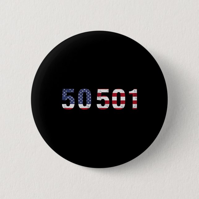 Macaron Rond 5 Cm 50501 Manifestation Pour Résister À Trump 50 Manif (Devant)
