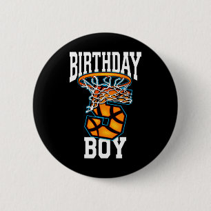 Macaron Rond 5 Cm 5e anniversaire Basketball 5 ans Enfants Cadeau