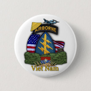 Macaron Rond 5 Cm 5e forces spéciales green berets vétérans Bouton