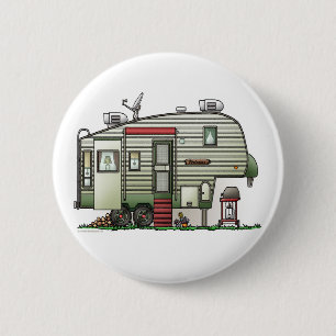 Macaron Rond 5 Cm 5ème bouton de pointe de campeur de roue