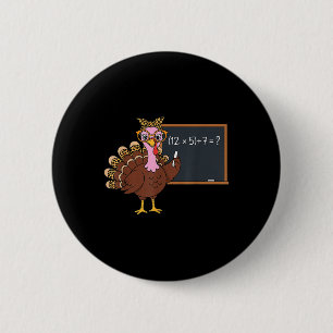 Macaron Rond 5 Cm 67 Action de grâce professeur Dindon Six Sept Mème