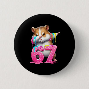 Macaron Rond 5 Cm 67 Animaux Drôle 67 Brainrot Jeunesse Enfants Hams
