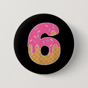 Macaron Rond 5 Cm 67 Glace Dégoulinante Mème Drôle 6 7 Costume d'Hal