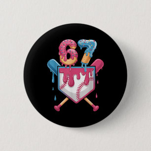 Macaron Rond 5 Cm 67 Glace Dégoulinante Meme Six Sept Fierté 6 7 Crè