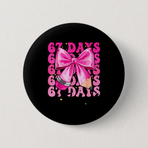 Macaron Rond 5 Cm 67 Jours D'école Coquette Bow Six Sept Mème Tasse