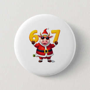 Macaron Rond 5 Cm 67 Licorne de Noël 6 7 Meme pour filles enfants dr