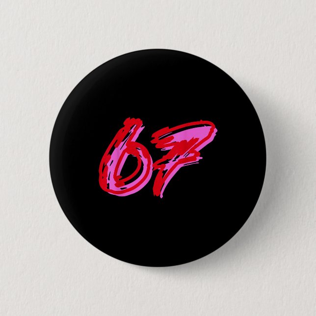 Macaron Rond 5 Cm 67 Mème  (Devant)