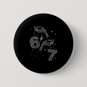 Macaron Rond 5 Cm 67 Meme Main de squelette drôle Halloween Six Sept