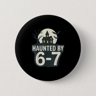 Macaron Rond 5 Cm 67 Meme Maison Halloween Effrayant - Six Seven Gen