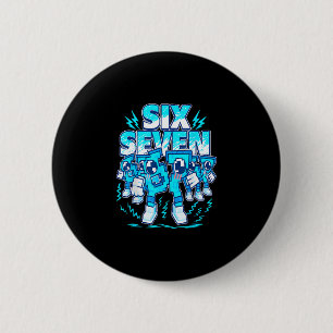 Macaron Rond 5 Cm 67 Meme Six Seven 6 7 Cerveau Italien Rotation Ann