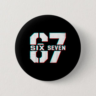 Macaron Rond 5 Cm 67 Meme Six Seven Drôle 6 7 Génération Alpha Argot