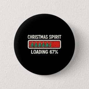 Macaron Rond 5 Cm 67 Meme Six Seven Esprit de Noël Chargement Gen Z