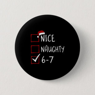 Macaron Rond 5 Cm 67 Meme Six Seven Hommes Garçons Noël 6-7 Meme Agr