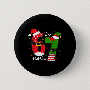Macaron Rond 5 Cm 67 Meme Six Seven Pour Enfants Femmes Hommes Garço